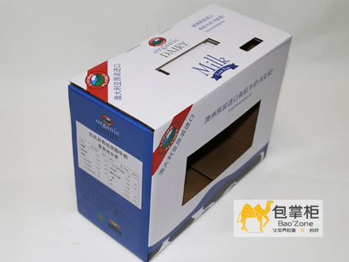低脂牛奶生機(jī)谷，天然營(yíng)養(yǎng)更安全！澳洲生機(jī)谷牛奶瓦楞彩箱定做